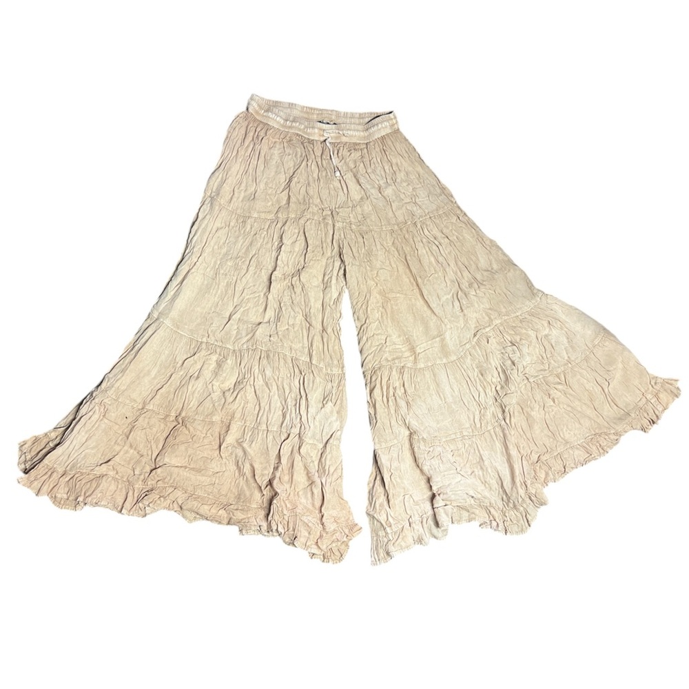 Ananda Design Wide Leg Pants - Cream
